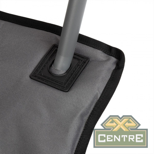 Кресло NISUS складное (серый/красный/черный)