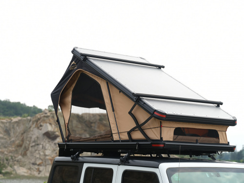 Палатка на крышу автомобиля Wild Land Bush Cruiser V2 Pro 140 с лестницей