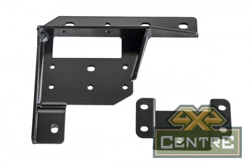 Бампер РИФ силовой передний Mitsubishi Pajero Sport 2015+ с доп. фарами и защ. дугой, под парктрон.