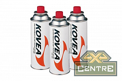 Баллон газовый цанговый KOVEA Nozzle type gas 220 г комплект 3 шт.