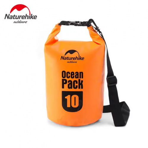 Гермомешок Naturehike Ocean Pack 10 л. (оранжевый)