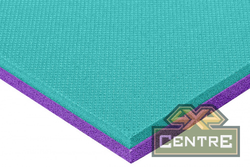 Коврик туристический ISOLON Camping 16 1800х600х16 голубой/красный, без утяжек