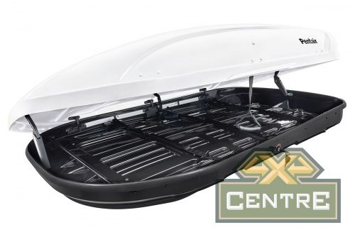 Бокс автомобильный на крышу Pentair CARAVAN 600L белый глянец, двусторонний