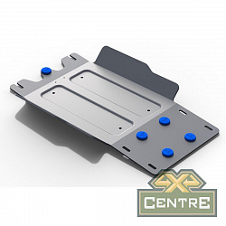 Защита КПП алюминий 6 мм Toyota Land Cruiser 120 Prado, V - все, 2002-2009