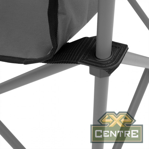 Кресло NISUS складное (серый/красный/черный)