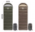 Мешок спальный Naturehike U350, (190х30)х75 см, (левый) (ТК: +1°C), темно-зеленый