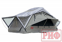 Палатка на крышу автомобиля РИФ Soft RT01-120, тент серый, 400 гр., 120х120х30 см,