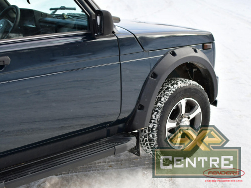 Расширители колёсных арок ВАЗ НИВА 4X4 URBAN 3D (передние 70 мм, задние 70 мм)