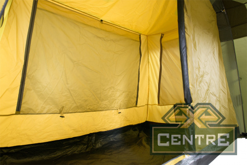 Палатка автомат всесезонная 4 Season Thermal, цвет хаки/желтый