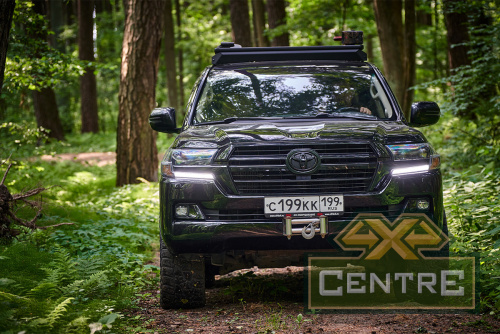 Багажник экспедиционный (платформа) алюминиевый РИФ 1200x2080 мм для Toyota Land Cruiser Prado 200 (