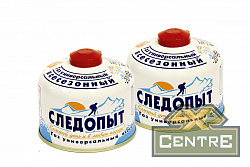 Баллон газовый резьбовой СЛЕДОПЫТ 230 гр., всесезонный, комплект 2 шт.