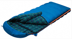Мешок спальный ALEXIKA TUNDRA Plus (одеяло) синий, правый