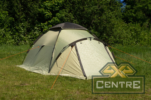 Палатка-автомат туристическая Maverick Comfort Solar Control (светло-коричневый / зеленый)