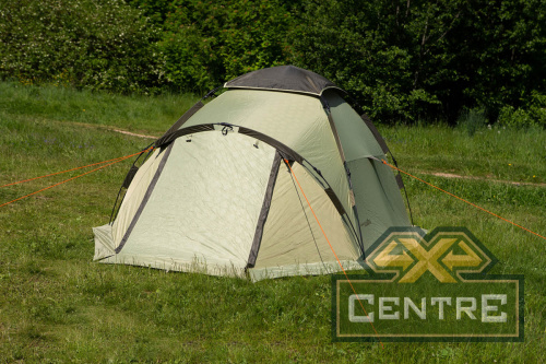 Палатка-автомат туристическая Maverick Comfort Solar Control (светло-коричневый / зеленый)