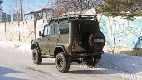 Багажник экспедиционный без крепежа РИФ 1350х2100 мм УАЗ Хантер, LR Defender, TLC 70 (6 опор.)