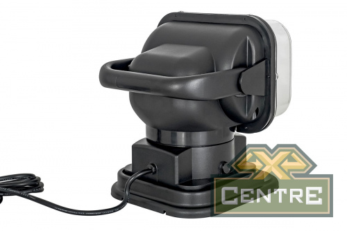 Фара-искатель 12V  50W LED  с дистанционным управлением, черный (200х240х200мм)