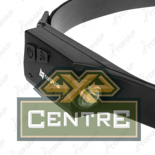 Фонарь налобный NISUS сенсорный LED-120 LM, COB-340 LM, IPX4, USB