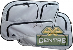 Комплект органайзеров для окон багажника Toyota Land Cruiser 100 серый