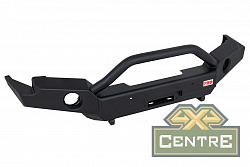 Бампер РИФ силовой передний для ГАЗ Соболь NN под доп. фары, с центральной защитной дугой, стандарт