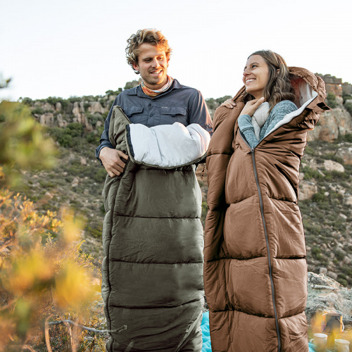 Мешок спальный Naturehike U350S, (190х30)х75 см, (левый) (ТК: -3°C), темно-зеленый