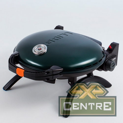 Гриль газовый O-GRILL 700T bicolor черный-зеленый (в комплекте адаптер тип А)