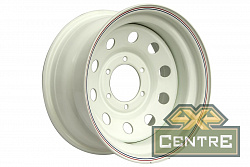 Диск OFF-ROAD-WHEELS Toyota/Nissan стальной белый 6x139,7 8xR16 d110 ET-19 (круг. отв.)