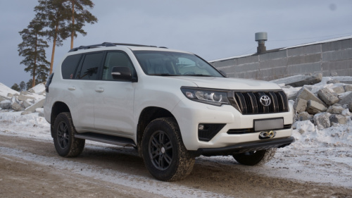 Бампер РИФ силовой передний Toyota Land Cruiser Prado 150 2013-2017 c защитой радиатора