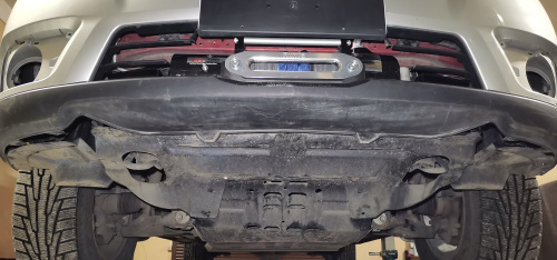 Площадка РИФ под лебёдку в штатный бампер JAC T6, SOLLERS ST6